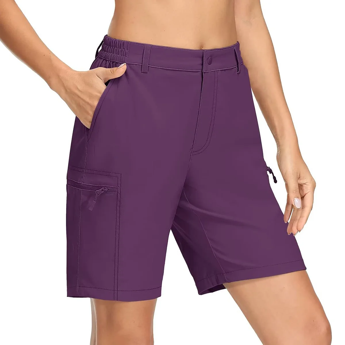 Women's Hiking Cargo Shorts Lightweight Quick Dry Breathable Athletic Golf Shorts Outwear Zipper Pockets Workwear
Women's Hiking Cargo Shorts Lightweight Quick Dry Breathable Athletic Golf Shorts Outwear Zipper Pockets Workwear