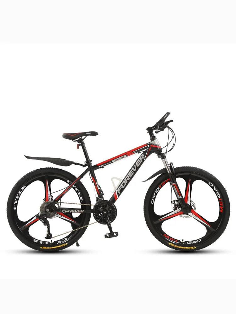 

Mountain Bike Foldable 26 Inch New Dual Disc Brake Bold Shock Absorption Front And Rear Transmission Adult Men And Women