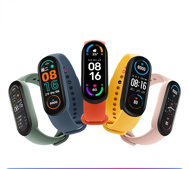 Band 6 Smart Bracelet AMOLED Blood Oxygen Bluetooth Fitness Heart Rate Traker Waterproof Miband 6
Band 6 Smart Bracelet AMOLED Blood Oxygen Bluetooth Fitness Heart Rate Traker Waterproof Miband 6