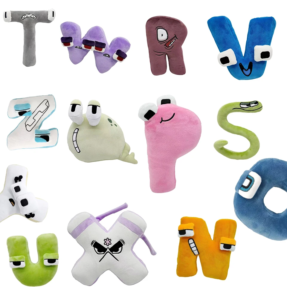 26 Alphabet Lore Plush Toys Kawaii Anime English Letters Soft Stuffed Plushie Doll for Kids Christmas Gift Educational Toys 
26 Alphabet Lore Plush Toys Kawaii Anime English Letters Soft Stuffed Plushie Doll for Kids Christmas Gift Educational Toys