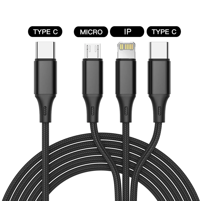 3 In 1 USB Cable Type C To USB C Micro USB Phone Charger Cable PD Charge Cable For Iphone 12 8 Nylon Cable Cellphone Accessories
3 In 1 USB Cable Type C To USB C Micro USB Phone Charger Cable PD Charge Cable For Iphone 12 8 Nylon Cable Cellphone Accessories