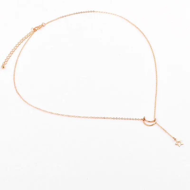 Lariat Necklace Simple Crescent Star and Moon Y Pendant Necklace Fashion Jewelry
Lariat Necklace Simple Crescent Star and Moon Y Pendant Necklace Fashion Jewelry