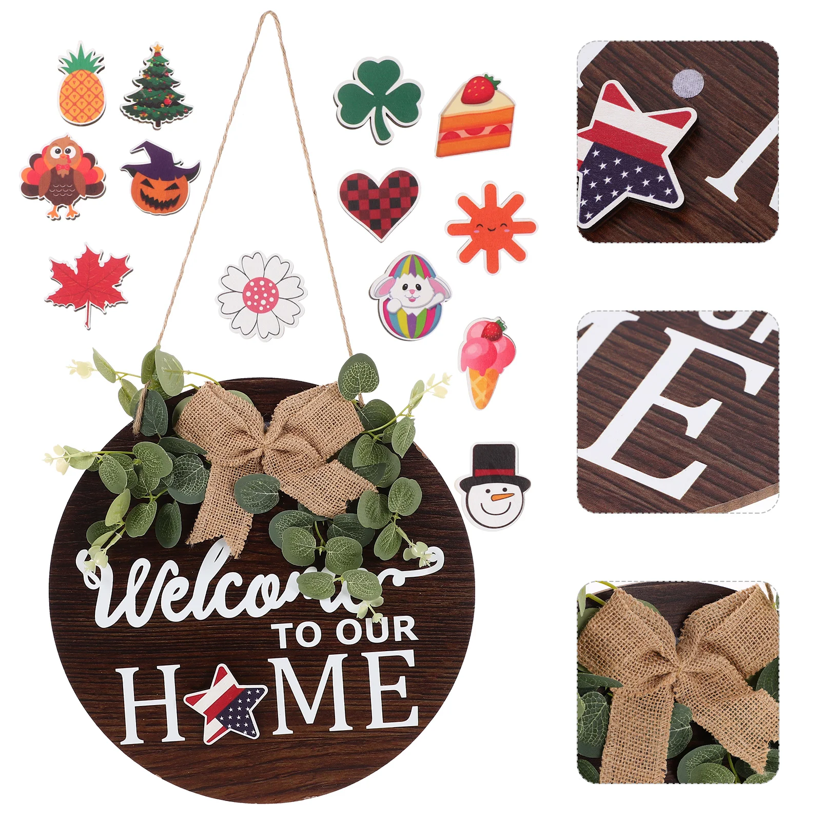 Wall Hanging Decoration Wooden Door Tag Pendants Ornament Handmade Decorative DIY Sign
Wall Hanging Decoration Wooden Door Tag Pendants Ornament Handmade Decorative DIY Sign