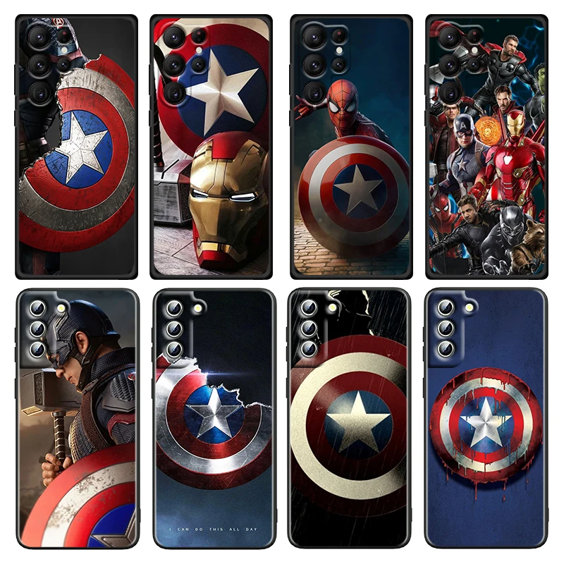 Captain America Marvel For Samsung Galaxy S22 S21 S20 Ultra Plus Pro S10 S9 S8 S7 4G 5G Silicone Soft Black Phone Case
Captain America Marvel For Samsung Galaxy S22 S21 S20 Ultra Plus Pro S10 S9 S8 S7 4G 5G Silicone Soft Black Phone Case