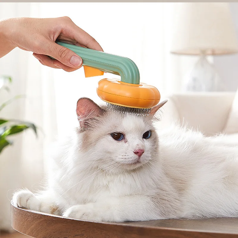 Pumpkin Cat Dog Brush Self Cleaning Slicker Brush Comb for Dogs Cats Grooming Comb Pet Cleaning Grooming Tool Dog Accessories 
Pumpkin Cat Dog Brush Self Cleaning Slicker Brush Comb for Dogs Cats Grooming Comb Pet Cleaning Grooming Tool Dog Accessories