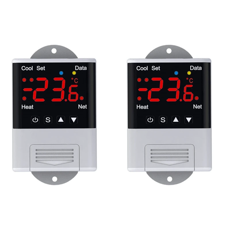 2X Wireless Wifi Temperature Controller Thermostat AC110-220V DTC1201 NTC Sensor Digital Display APP Control
2X Wireless Wifi Temperature Controller Thermostat AC110-220V DTC1201 NTC Sensor Digital Display APP Control