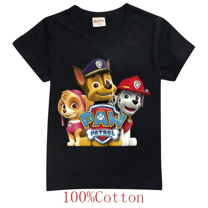 Paw Patrol Children's Clothing Cotton Short Sleeve T-shirts for Boys Cartoon Costumes Fashion Boys T-shirts 1-10Years
Paw Patrol Children's Clothing Cotton Short Sleeve T-shirts for Boys Cartoon Costumes Fashion Boys T-shirts 1-10Years