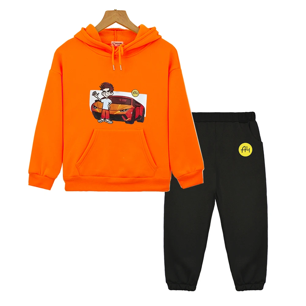 Children Set мерч A4 Sweatshirts Merch A4 Hoodie Children's Clothing Girls Kid's Spring Autumn Suit for Boy Clothes Casual Pants
Children Set мерч A4 Sweatshirts Merch A4 Hoodie Children's Clothing Girls Kid's Spring Autumn Suit for Boy Clothes Casual Pants
