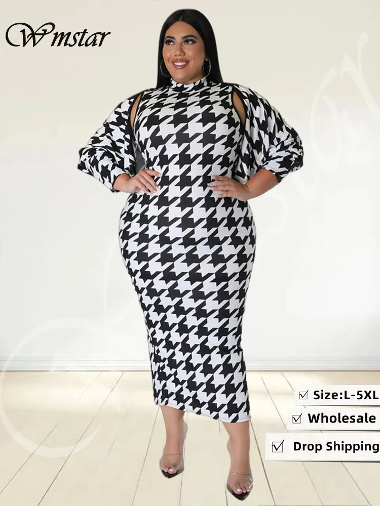 Wmstar Plus Size Dress Sets Two Piece Outfits Maxi Dresses and Out Wear Sexy Matching Suit Fall Clothes Wholesale Dropshipping
Wmstar Plus Size Dress Sets Two Piece Outfits Maxi Dresses and Out Wear Sexy Matching Suit Fall Clothes Wholesale Dropshipping