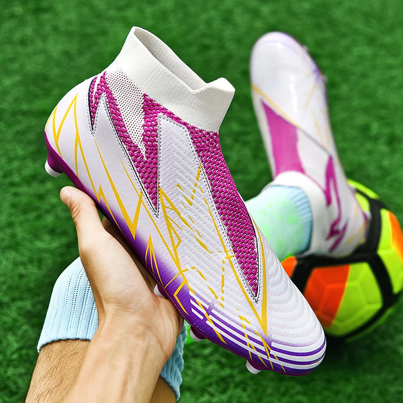 Mens Shoes Sport for Football Elastic Mesh Sock Football Boots Original Professional Field Cleats Men's Soccer Cleats
Mens Shoes Sport for Football Elastic Mesh Sock Football Boots Original Professional Field Cleats Men's Soccer Cleats