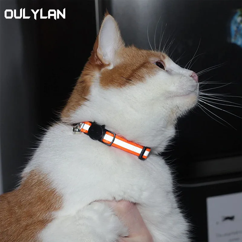 Reflective Breakaway Cat Collar Neck Ring Necklace Bell Pet Products Safety Elastic Adjustable With Soft Material
Reflective Breakaway Cat Collar Neck Ring Necklace Bell Pet Products Safety Elastic Adjustable With Soft Material