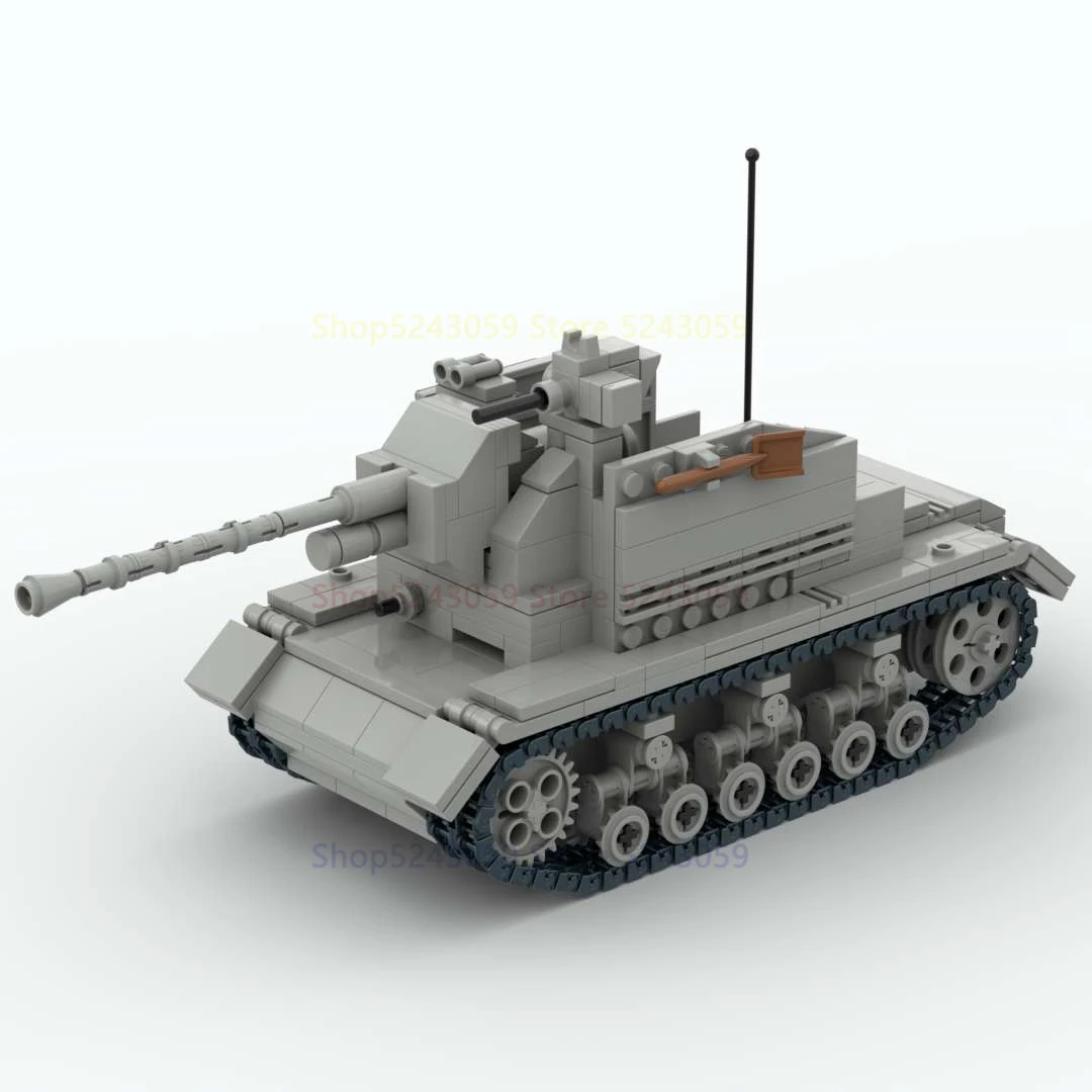 Marder Ⅱ German Tank Destroyer WW2 Military Weapons Building Block Toys Assemblable Model SdKfz 131 for Children Gifts 628pcs
Marder Ⅱ German Tank Destroyer WW2 Military Weapons Building Block Toys Assemblable Model SdKfz 131 for Children Gifts 628pcs