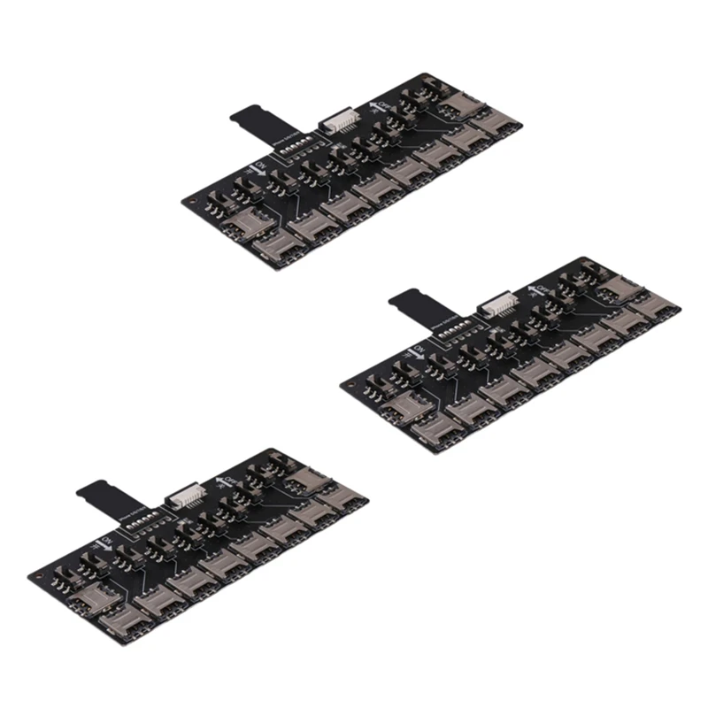 3X 10-Slot SIM Card Adapter Multi-SIM Card Reader Mini SIM Nano With Independent Control Switch For Iphone5/6/7/8/X
3X 10-Slot SIM Card Adapter Multi-SIM Card Reader Mini SIM Nano With Independent Control Switch For Iphone5/6/7/8/X