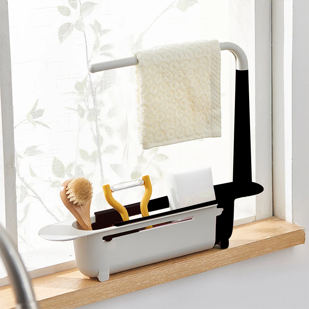 Kitchen Storage Basket Telescopic Sink Drain Rack Organizer Soap Brush Holder Basket Gadget Accessories Tools
Kitchen Storage Basket Telescopic Sink Drain Rack Organizer Soap Brush Holder Basket Gadget Accessories Tools