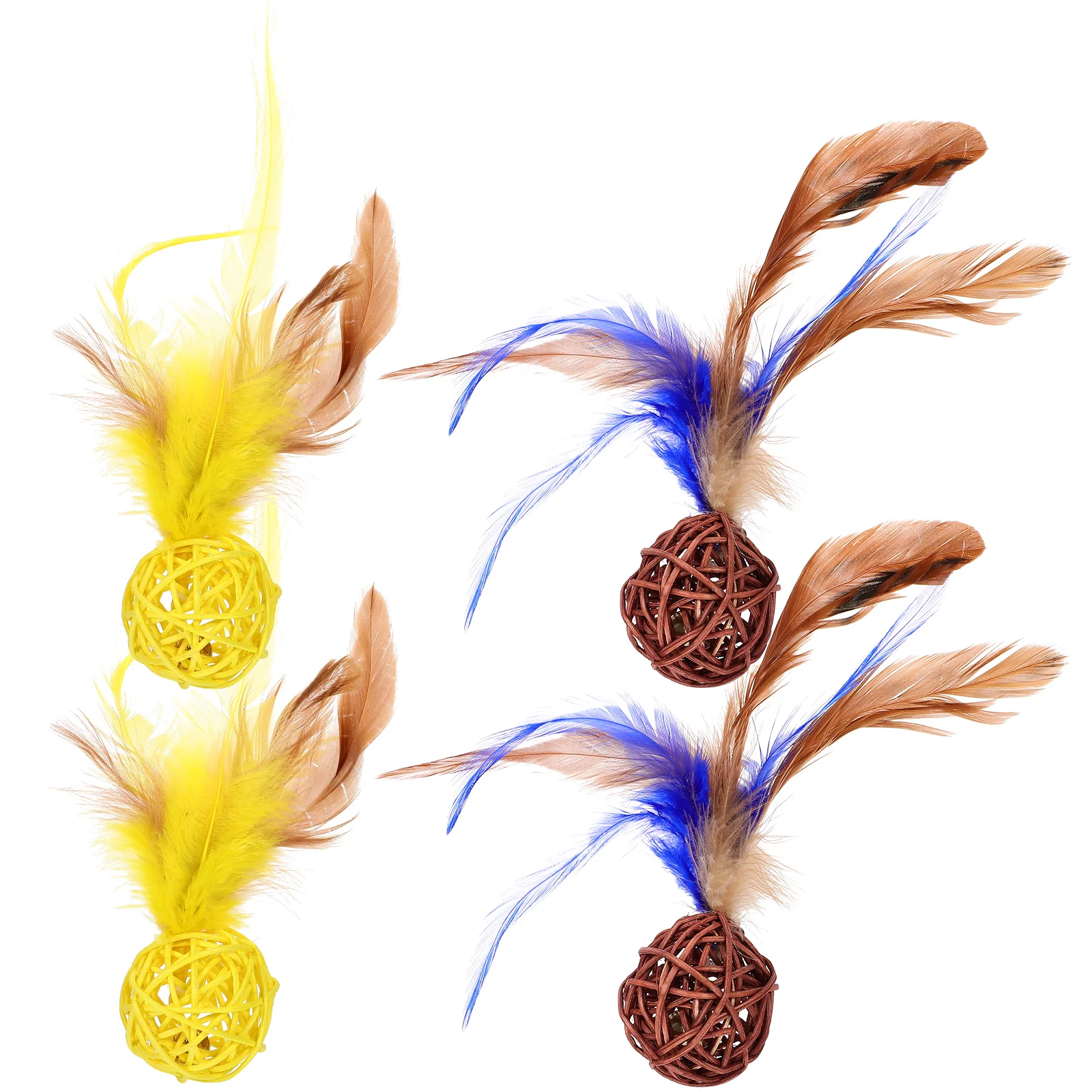 4pcs Rattan Cat Toys Cat Balls Toys Indoor Cats Interactive Toys with Bells Cat Balls Toys
4pcs Rattan Cat Toys Cat Balls Toys Indoor Cats Interactive Toys with Bells Cat Balls Toys