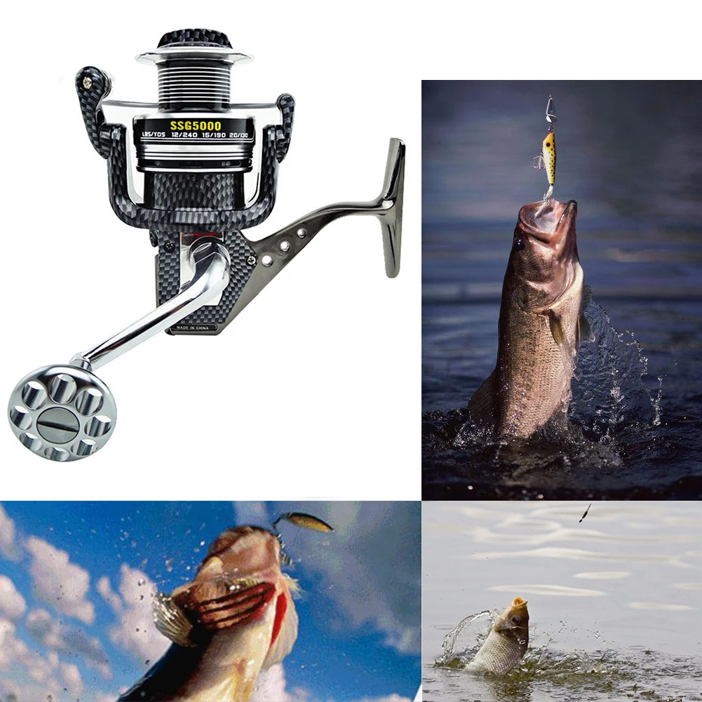 Metal Coil Spinning Reel Fishing Reel SSG1000-3000 Compression Resistance Outdoor Fishing for Ocean Lake Fishing Tackle
Metal Coil Spinning Reel Fishing Reel SSG1000-3000 Compression Resistance Outdoor Fishing for Ocean Lake Fishing Tackle