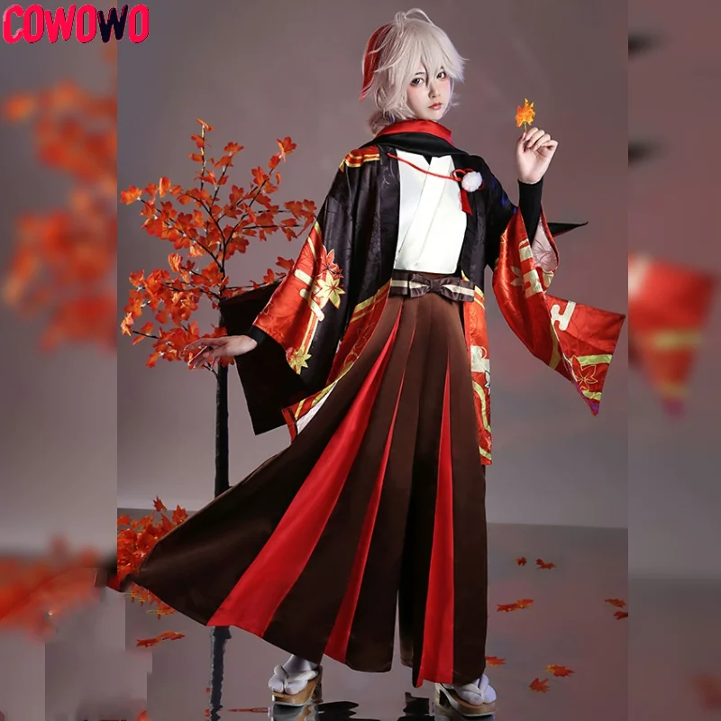 Genshin Impact Kaedehara Kazuha Kimono The Five Song Fairy Red People Are Radiant Cosplay Costume Cos Game Anime Party Uniform
Genshin Impact Kaedehara Kazuha Kimono The Five Song Fairy Red People Are Radiant Cosplay Costume Cos Game Anime Party Uniform