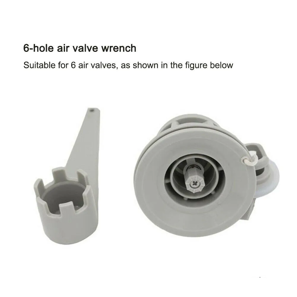 Double Seal 6-Groove Air Valve +Wrench For Inflatable Boat Raft Dinghy Kayak Inflatable Boat Six-hole Screw Double Seal Leak
Double Seal 6-Groove Air Valve +Wrench For Inflatable Boat Raft Dinghy Kayak Inflatable Boat Six-hole Screw Double Seal Leak
