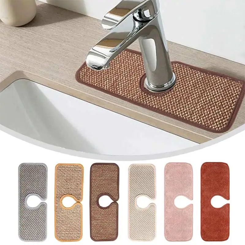 Kitchen Faucet Countertop Protector Absorbent Mat Sink Splash Guard Microfiber Faucet Splash Catcher for Kitchen Bathroom
Kitchen Faucet Countertop Protector Absorbent Mat Sink Splash Guard Microfiber Faucet Splash Catcher for Kitchen Bathroom