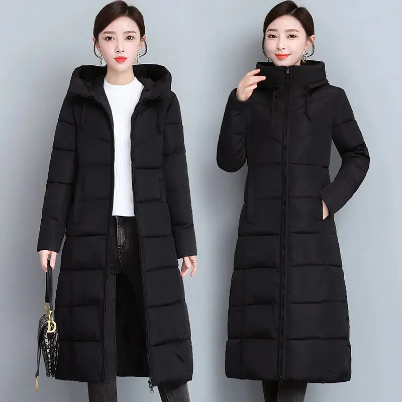 Padded Coat Women's 2022New Outwear Mid-Length 5XL Down Cotton Jacket Mother's Winter Female Padded Jackets Hooded Overcoat Tops
Padded Coat Women's 2022New Outwear Mid-Length 5XL Down Cotton Jacket Mother's Winter Female Padded Jackets Hooded Overcoat Tops