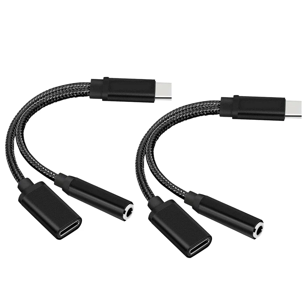2 Pcs USB Headset Adapter Charging Transfer Adapters Headphones Adapter Type C Aux Converter Jack Adapter Charge Audio Adapter
2 Pcs USB Headset Adapter Charging Transfer Adapters Headphones Adapter Type C Aux Converter Jack Adapter Charge Audio Adapter