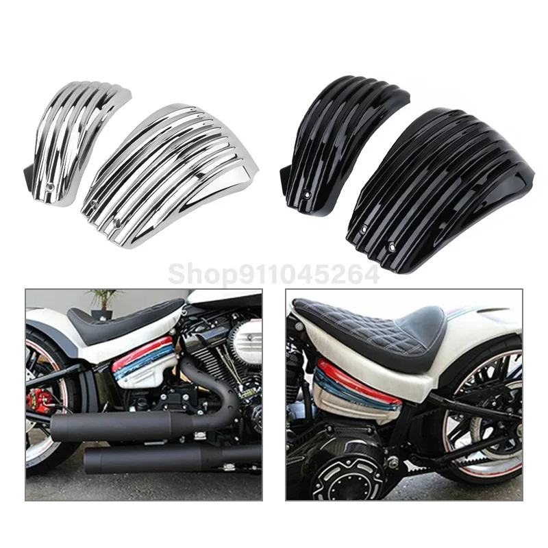 Motorcycle Stripe Battery Cover Left Right Side Black Chrome Fairing Guard Motocross For Harley Softail M8 Street BOB 2018-2022
Motorcycle Stripe Battery Cover Left Right Side Black Chrome Fairing Guard Motocross For Harley Softail M8 Street BOB 2018-2022