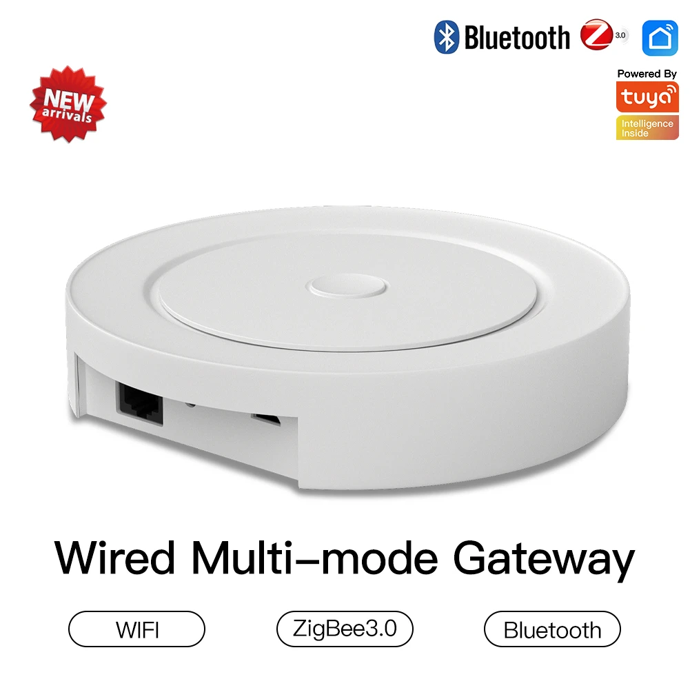 Сетевой проводной концентратор ZigBee, умный шлюз с голосовым управлением, Wi-Fi, Bluetooth, работает с Tuya, через Alexa, Google Home
Сетевой проводной концентратор ZigBee, умный шлюз с голосовым управлением, Wi-Fi, Bluetooth, работает с Tuya, через Alexa, Google Home