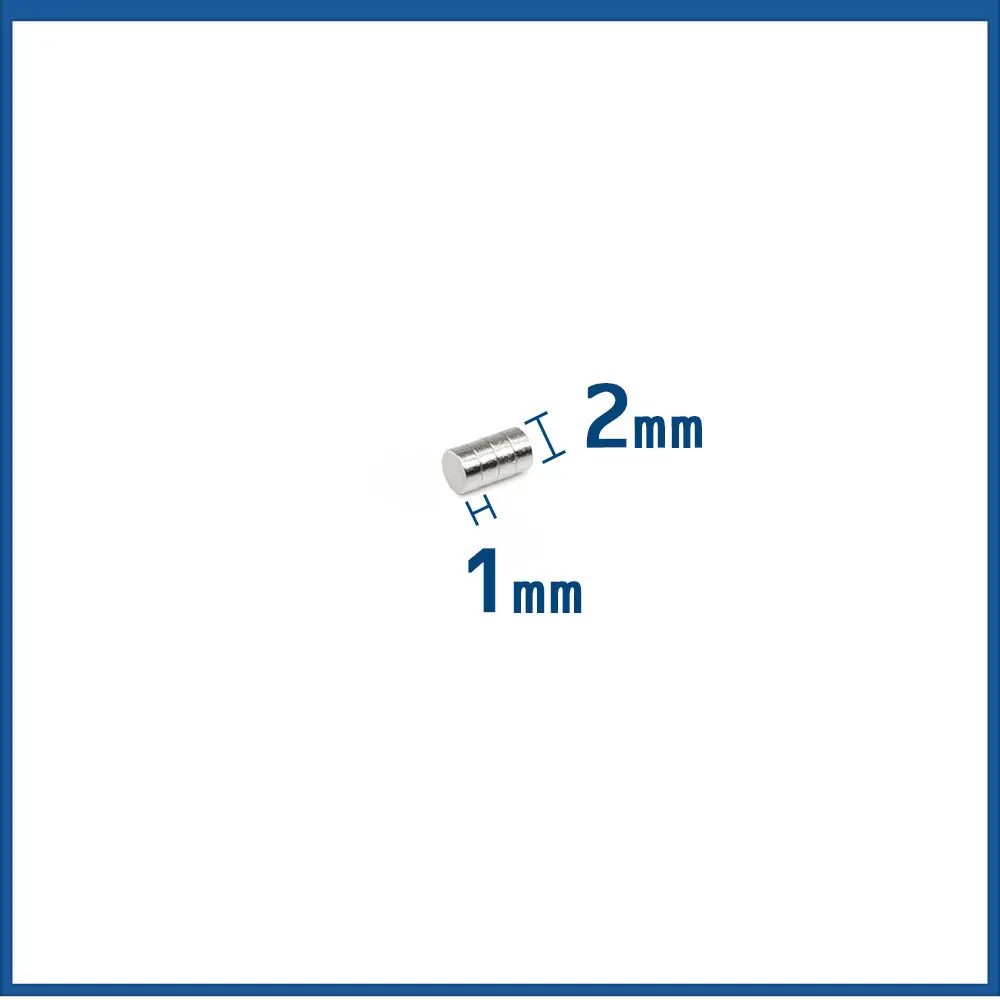 100/200/500/1000/5000PCS 2x1 Small Round Magnet 2*1mm Neodymium Powerful Magnetic 2x1mm Permanent Magnet 2*1 mini Disc magnet
100/200/500/1000/5000PCS 2x1 Small Round Magnet 2*1mm Neodymium Powerful Magnetic 2x1mm Permanent Magnet 2*1 mini Disc magnet