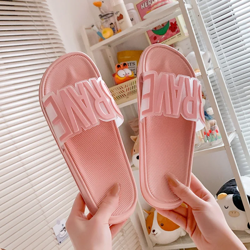 Letter Print Women Slippers Flat Bottom Non-slip Outdoor Beach Woman Sandals Soft Cozy Fashion Slides Summer New Female Shoes
Letter Print Women Slippers Flat Bottom Non-slip Outdoor Beach Woman Sandals Soft Cozy Fashion Slides Summer New Female Shoes