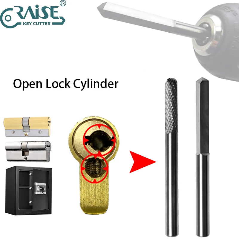 Professional Tool Locksmith Drill Bit Burr Die Grinder Lock Opener for Milling Hard Euro Cylinders and Safes Deadbolt Safety Box
Professional Tool Locksmith Drill Bit Burr Die Grinder Lock Opener for Milling Hard Euro Cylinders and Safes Deadbolt Safety Box