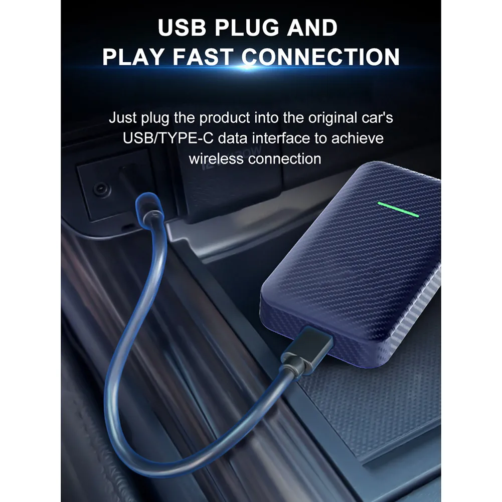 Carlinkit 4.0 Wireless CarPlay AI Box Dongle Android Auto 2 In 1 Wireless Adapter GPS Real-time Navigation WiFi BT CPC200-CP2A
Carlinkit 4.0 Wireless CarPlay AI Box Dongle Android Auto 2 In 1 Wireless Adapter GPS Real-time Navigation WiFi BT CPC200-CP2A