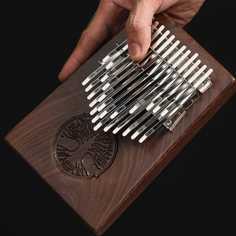 Double Layered Walnut Kalimba Finger Piano for Beginners Handmade Wooden Creative Keyboard Musical Instruments Birthday Gift New 
Double Layered Walnut Kalimba Finger Piano for Beginners Handmade Wooden Creative Keyboard Musical Instruments Birthday Gift New
