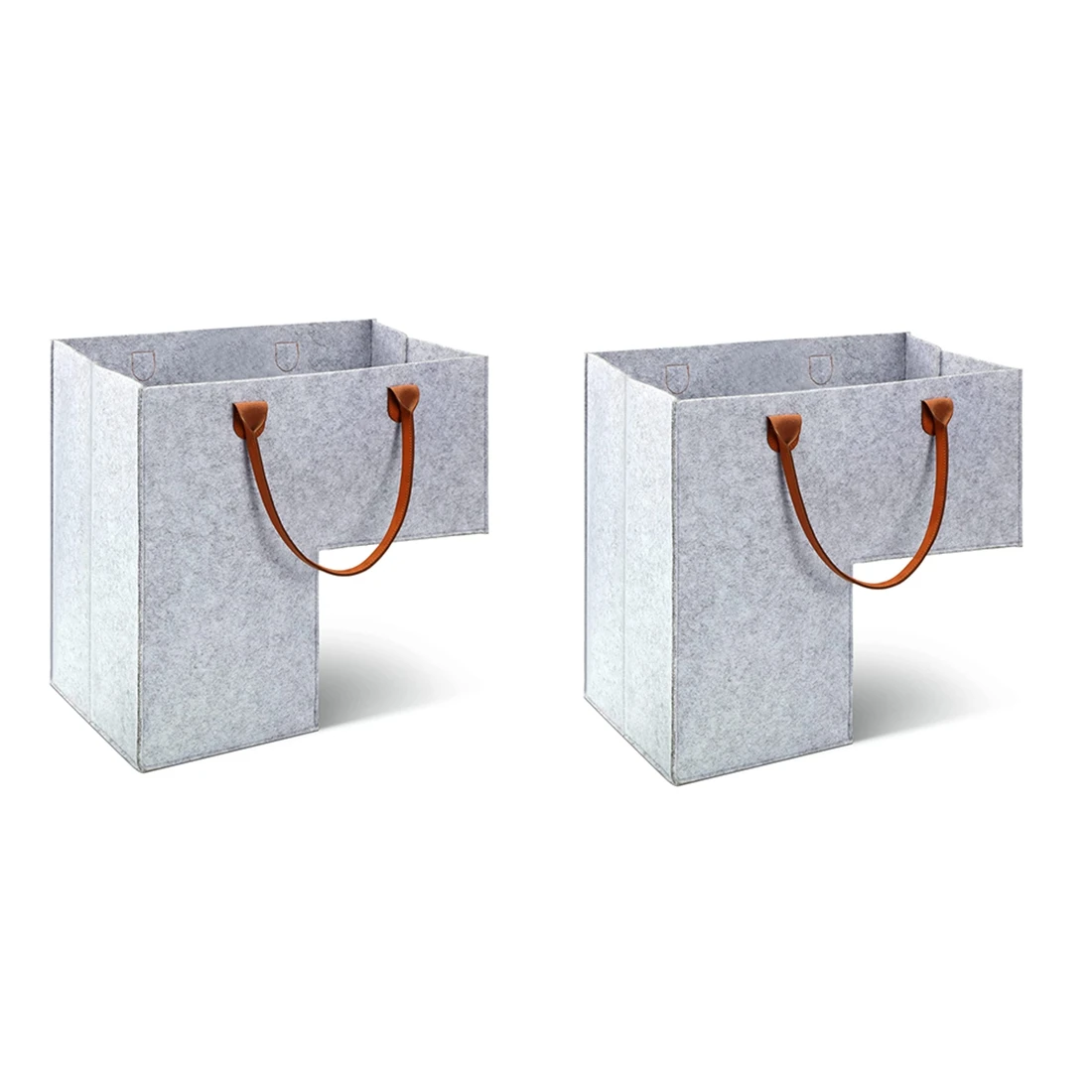 2Pcs Stair Basket with Leather Handles for 16Inch Carpeted Stairs Organizer Felt Collapsible Basket,Gray
2Pcs Stair Basket with Leather Handles for 16Inch Carpeted Stairs Organizer Felt Collapsible Basket,Gray