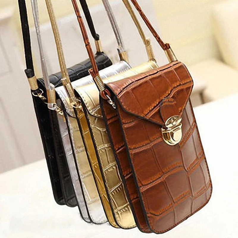 Female Crossbody Bags Fashion One-shoulder Mobile Phone Bag Stone Pattern Metal Hasp Chain Crossbody Bags Women
Female Crossbody Bags Fashion One-shoulder Mobile Phone Bag Stone Pattern Metal Hasp Chain Crossbody Bags Women