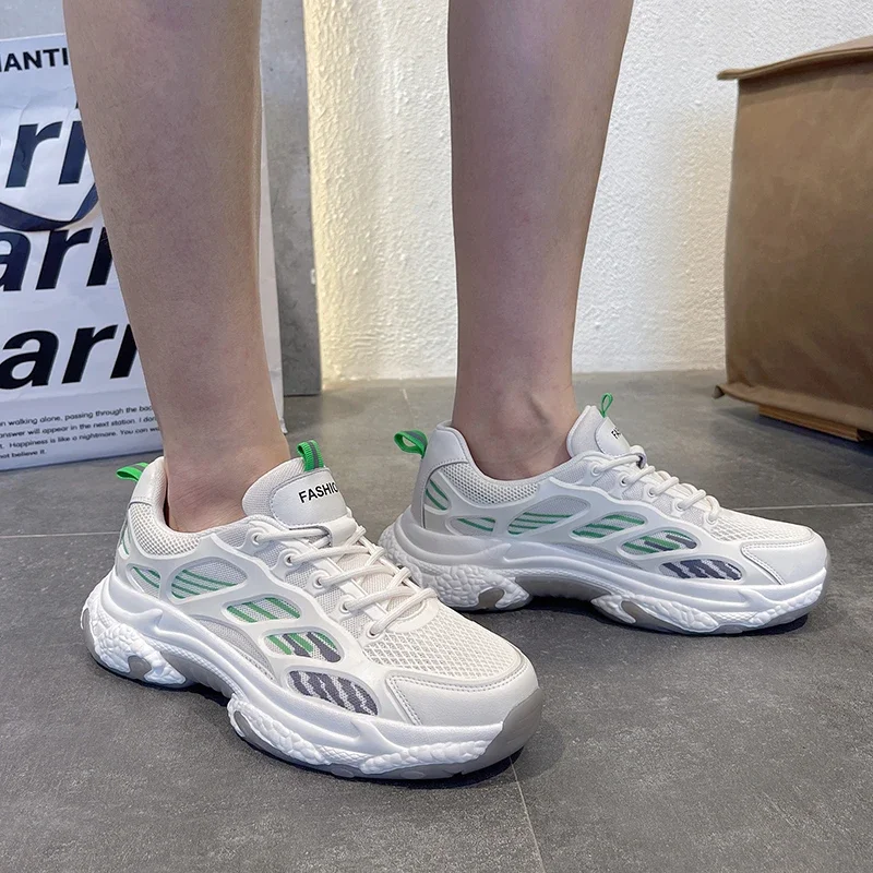 Mesh Breathable Sneakers Women Casual Lace-up Vulcanized Shoes for Women Platform Shoes Jogging Sneakers Female Sport Shoes
Mesh Breathable Sneakers Women Casual Lace-up Vulcanized Shoes for Women Platform Shoes Jogging Sneakers Female Sport Shoes