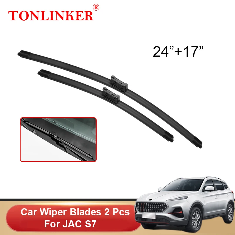TONLINKER Car Front Windscreen Wiper Blades For JAC S7 1.5T DCT 2020 2021 2022 Model Car Accessories Wiper Blade Brushes Cutter
TONLINKER Car Front Windscreen Wiper Blades For JAC S7 1.5T DCT 2020 2021 2022 Model Car Accessories Wiper Blade Brushes Cutter