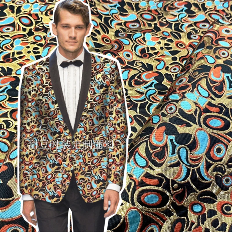 Жаккардовая ткань с золотой шелковой парчой, винтажный блейзер из окрашенной пряжи, тренчкот, модное платье, одежда, брендовая модная дизайнерская Ткань для шитья
Жаккардовая ткань с золотой шелковой парчой, винтажный блейзер из окрашенной пряжи, тренчкот, модное платье, одежда, брендовая модная дизайнерская Ткань для шитья