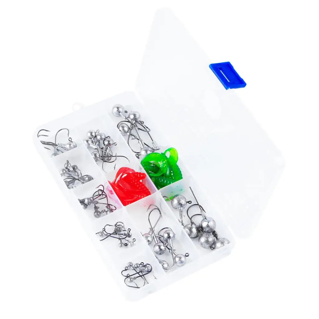 45 Pieces Stainless Steel Jig Head Fishing Tackle Hooks 1.5g 5g 7g 10g 14g
45 Pieces Stainless Steel Jig Head Fishing Tackle Hooks 1.5g 5g 7g 10g 14g