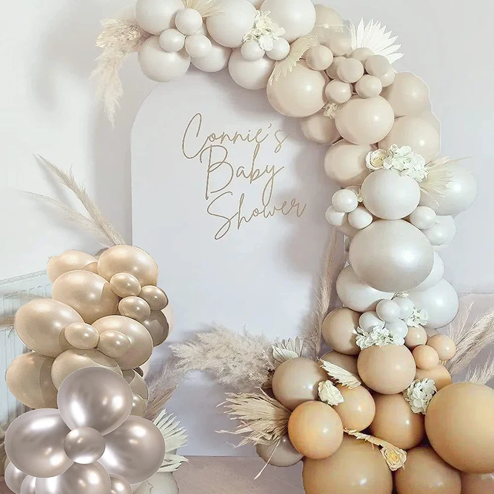 76pcs White Balloon Arch Kit Double Stuffed Pearl White Nude Neutral Balloon Garland Kit Boho Party Baby Shower Decoration
76pcs White Balloon Arch Kit Double Stuffed Pearl White Nude Neutral Balloon Garland Kit Boho Party Baby Shower Decoration
