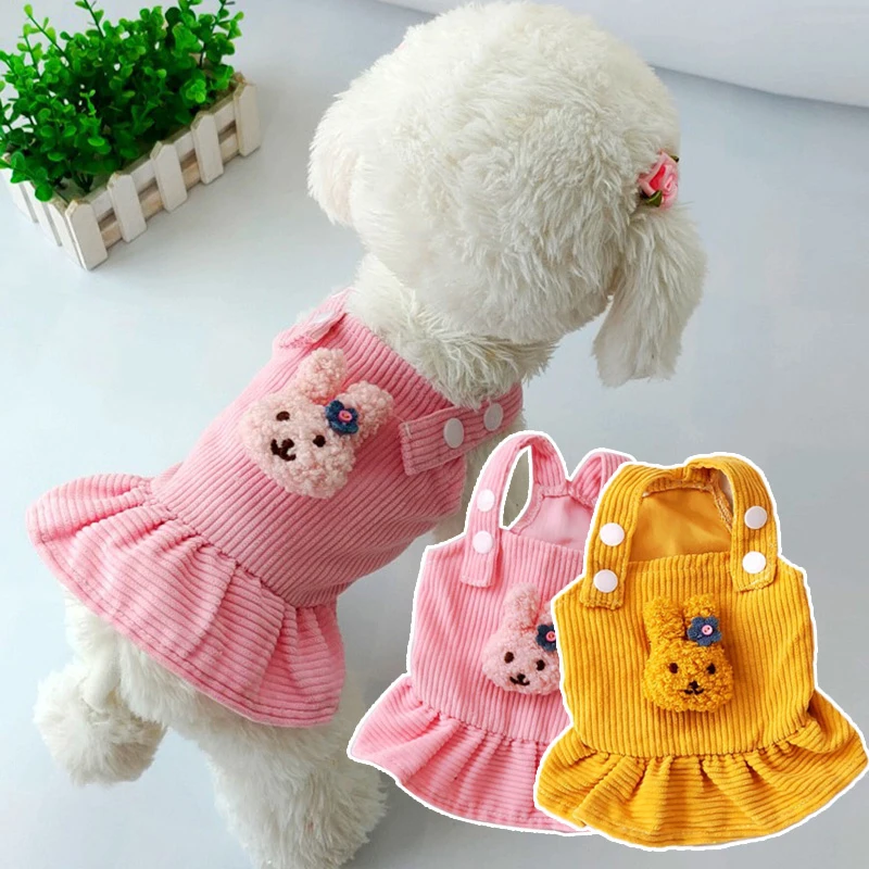 Princess Pet Clothes Corduroy Suspenders Skirt for Small Medium Dogs Cats Pet Cute Costume Strap Dress Spring and Autumn Jacket
Princess Pet Clothes Corduroy Suspenders Skirt for Small Medium Dogs Cats Pet Cute Costume Strap Dress Spring and Autumn Jacket