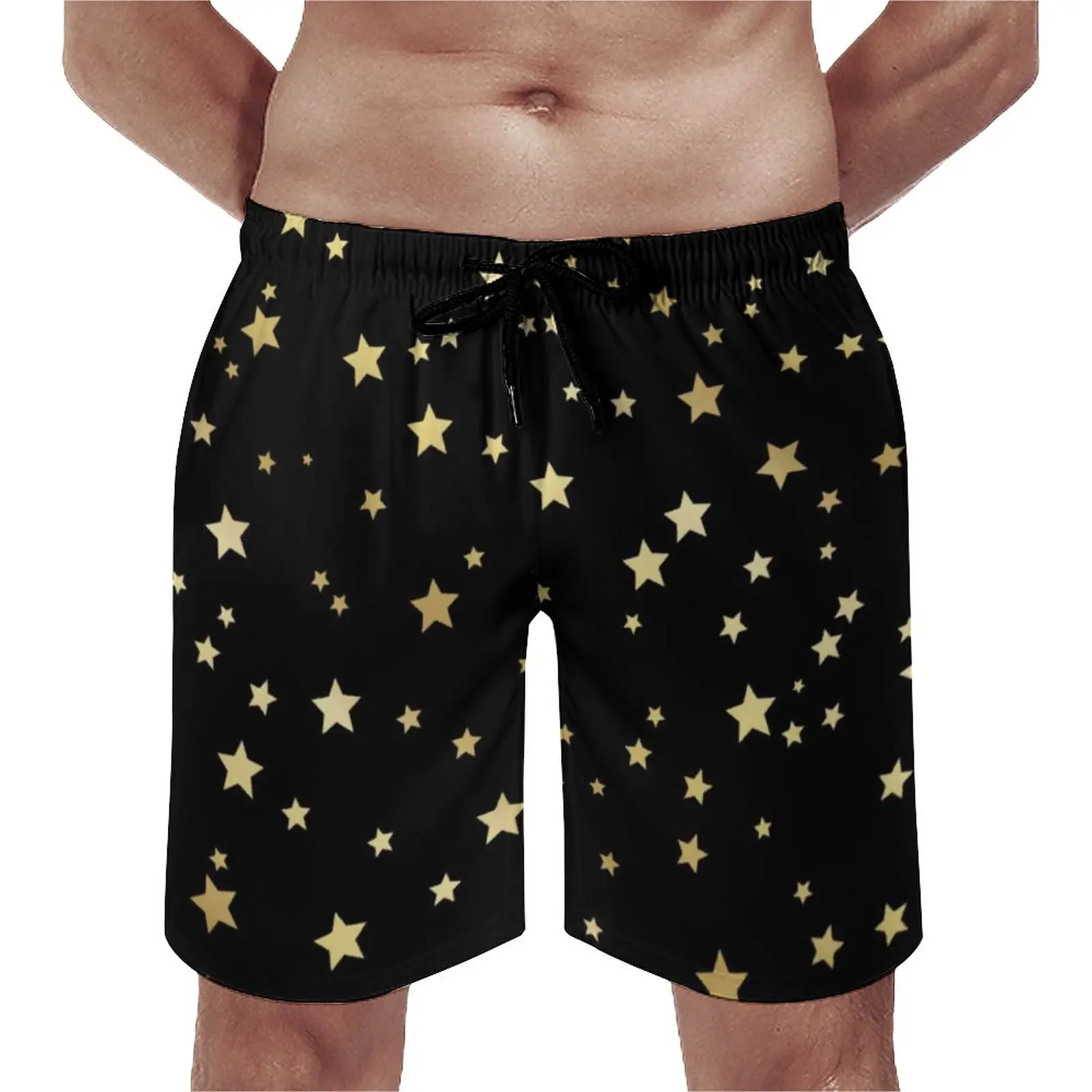 Gold Star Board Shorts Stars Pattern Casual Beach Short Pants Men Design Running Comfortable Beach Trunks Gift 
Gold Star Board Shorts Stars Pattern Casual Beach Short Pants Men Design Running Comfortable Beach Trunks Gift