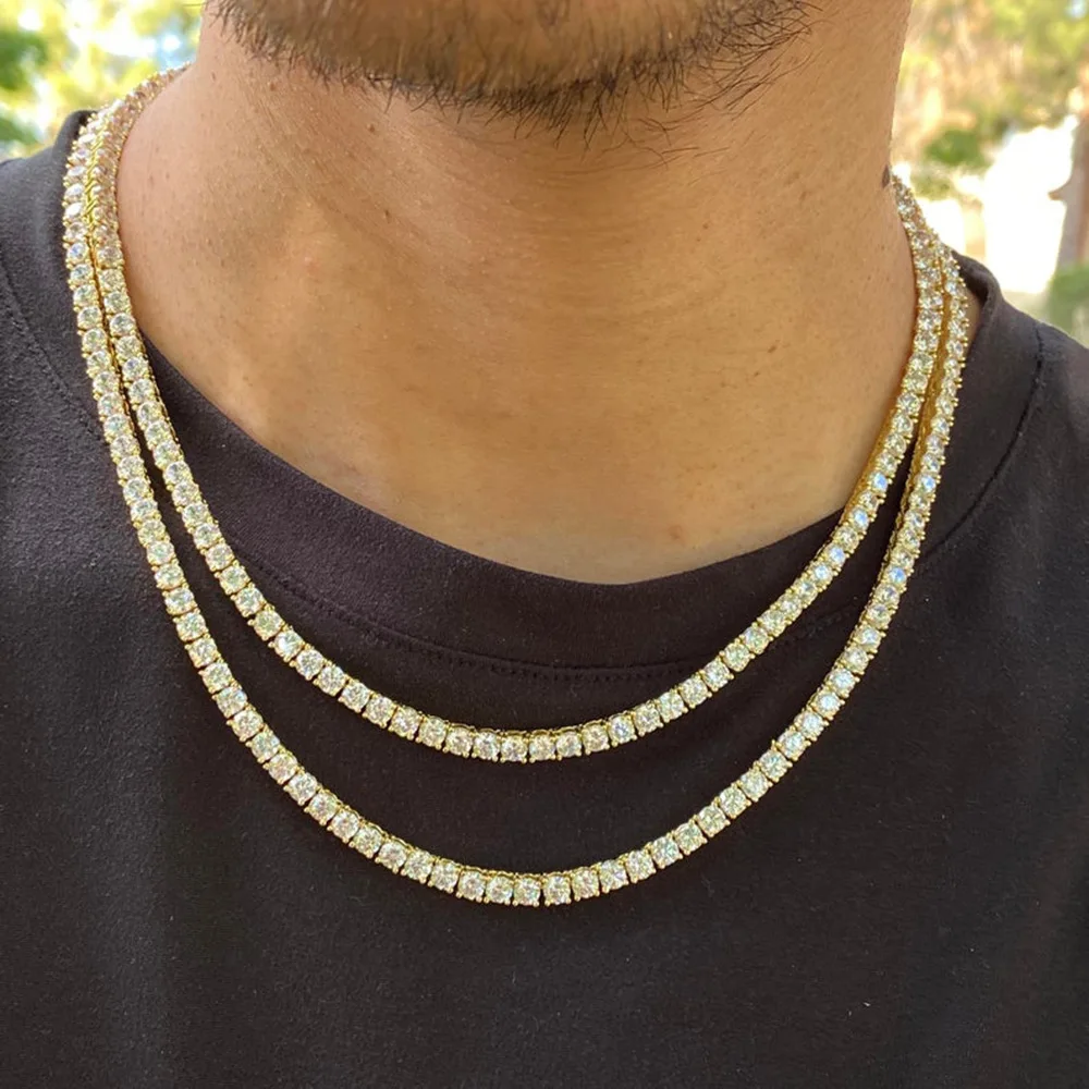 Europe and The United States 2022 New Micro-set Zircon Necklace High-quality Jewelry Single Row Chain Men's Necklace Wholesale
Europe and The United States 2022 New Micro-set Zircon Necklace High-quality Jewelry Single Row Chain Men's Necklace Wholesale