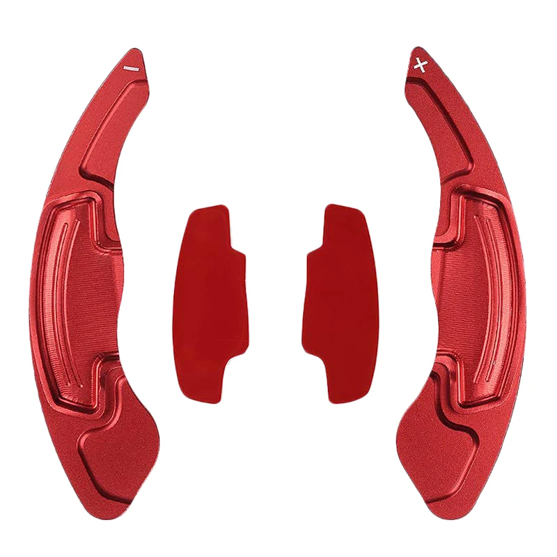 

2Pcs Alloy Shift Paddle Steering Wheel Shifter Paddlers Extension for Acord Odyssey Guandao Gearshift Paddle -V (Red)