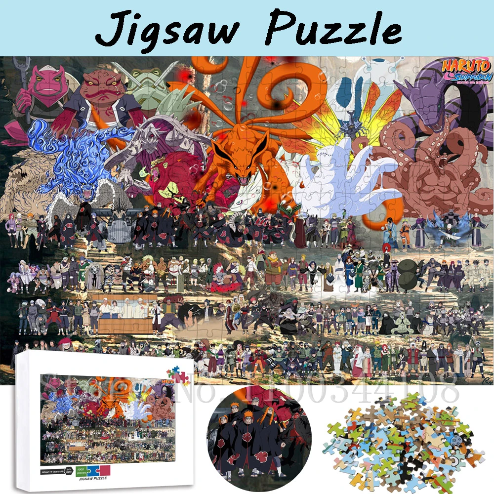 1000 Pieces Naruto Shippuden Characters Jigsaw Puzzles Japanese Anime Puzzles for Adults Stress Relief Toys Handmade Hobbies
1000 Pieces Naruto Shippuden Characters Jigsaw Puzzles Japanese Anime Puzzles for Adults Stress Relief Toys Handmade Hobbies