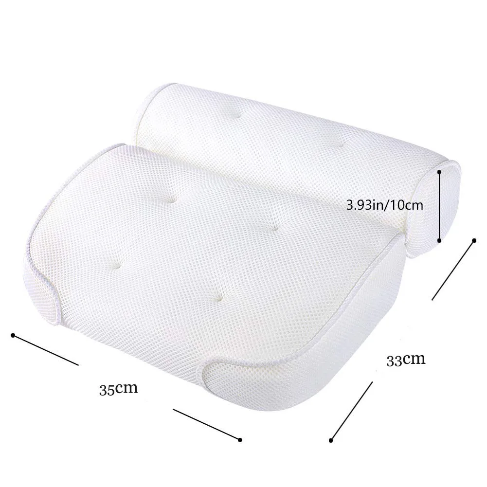 Bathroom Sucker Bath Pillow Spa Pillow Bath Pillow 3D Mesh Pillow Machine Washable
Bathroom Sucker Bath Pillow Spa Pillow Bath Pillow 3D Mesh Pillow Machine Washable