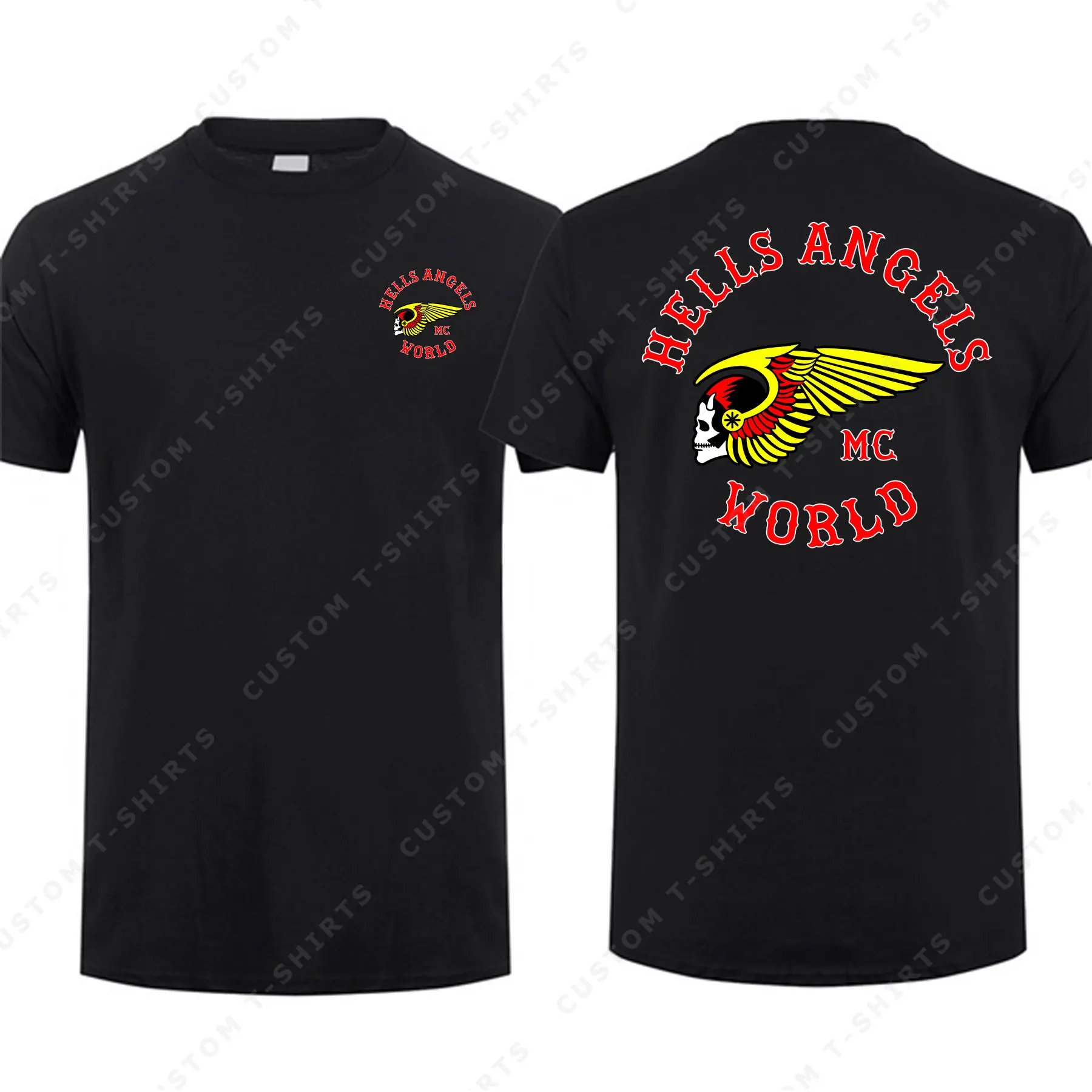 Amazing Male T Shirt Double-sided Oversized Hells Angels World Essential Warrior T-shirt Men T-shirts Graphic Streetwear S-3XL
Amazing Male T Shirt Double-sided Oversized Hells Angels World Essential Warrior T-shirt Men T-shirts Graphic Streetwear S-3XL