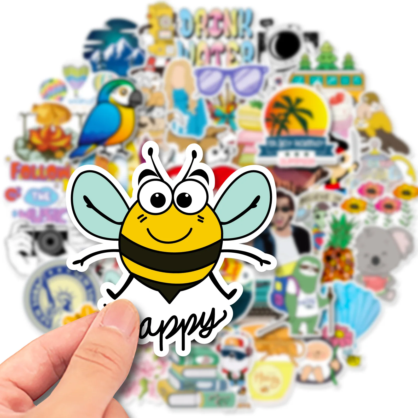 50 cartoon small fresh ins stickers luggage car notebook stickers
50 cartoon small fresh ins stickers luggage car notebook stickers