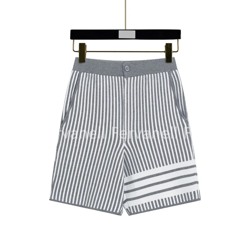 Men Shorts Knitted Vertical Striped Knee Length Pants Men Shorts Suit Shorts Korean Fashion Shorts Men Casual Shorts Beach Pants
Men Shorts Knitted Vertical Striped Knee Length Pants Men Shorts Suit Shorts Korean Fashion Shorts Men Casual Shorts Beach Pants