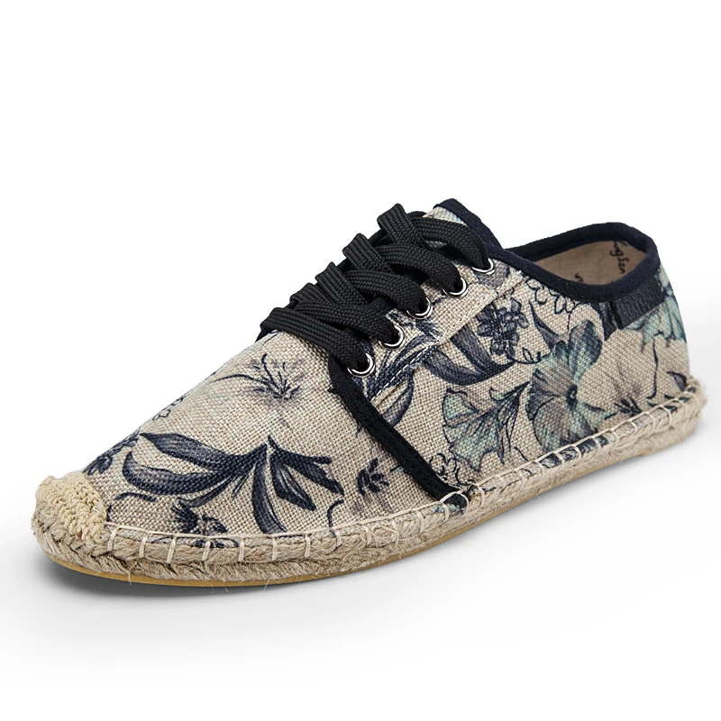 Men's Breathable Casual Lace Up Flat Bottom Summer Canvas Men's Shoes Hemp Rope Shoes Retro Fashion Trend Walking Sports Shoes
Men's Breathable Casual Lace Up Flat Bottom Summer Canvas Men's Shoes Hemp Rope Shoes Retro Fashion Trend Walking Sports Shoes