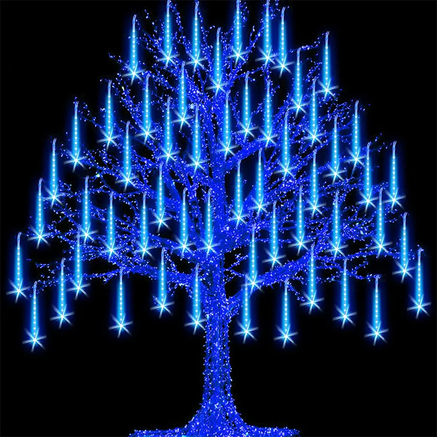 30/50cm 8 Tubes Meteor Shower Rain Led Fairy String Lights Street Garlands Christmas Tree Decorations for Outdoor New Year Decor
30/50cm 8 Tubes Meteor Shower Rain Led Fairy String Lights Street Garlands Christmas Tree Decorations for Outdoor New Year Decor